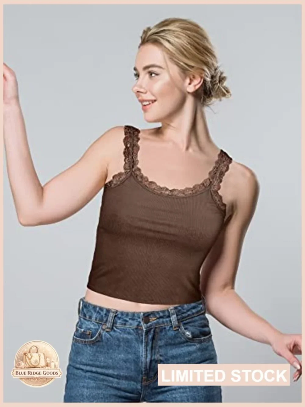 Lace Patchwork Tank Top Camisole Sleeveless Cami Crop Y2k Tops 3 Pack - Picture 3 of 7